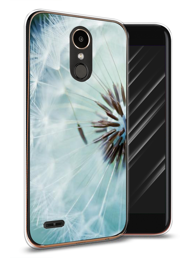 

Чехол Awog на LG K10 2017 "Пух одуванчика", Серебристый;серый, 81350-4