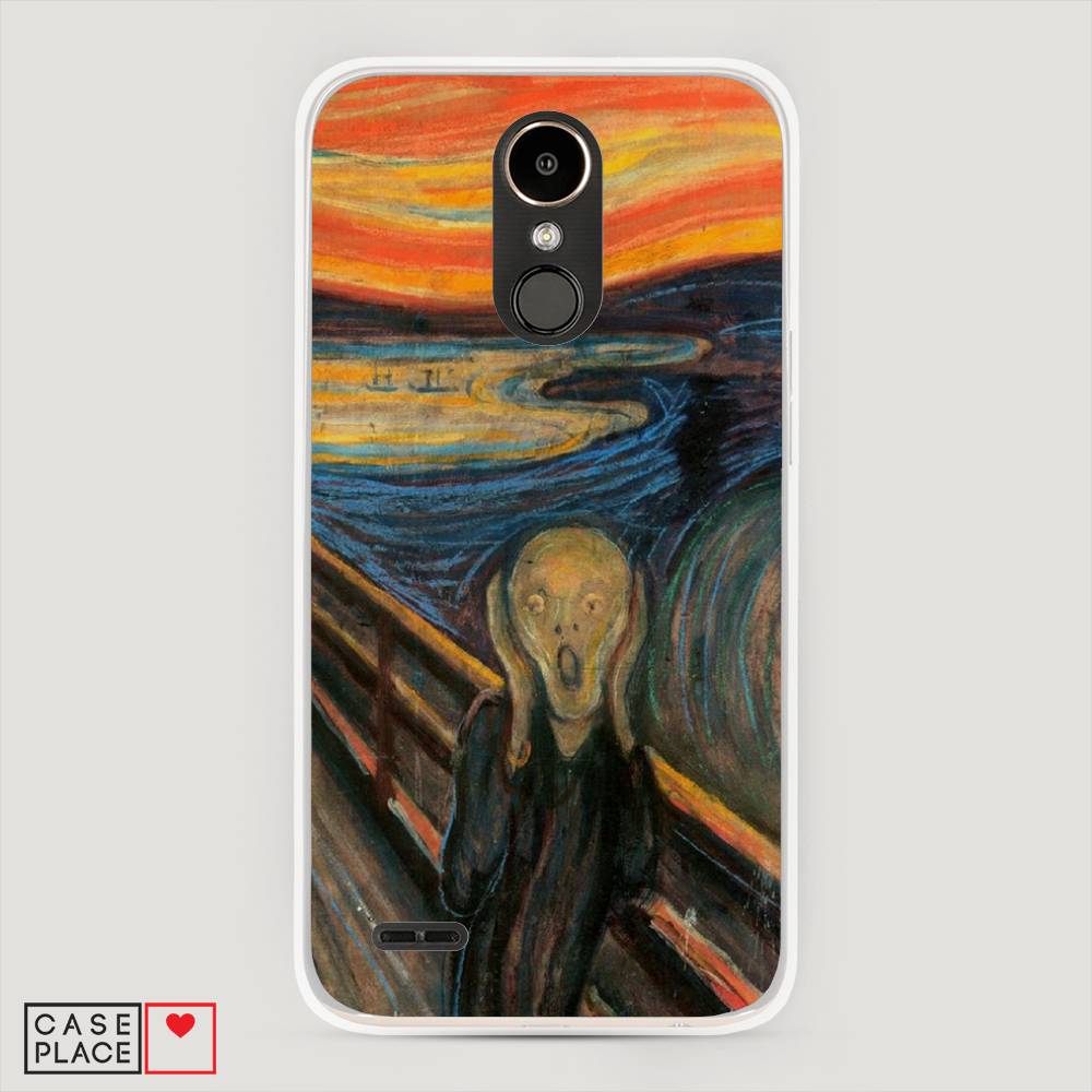 фото Чехол awog "крик" для lg k10 2017