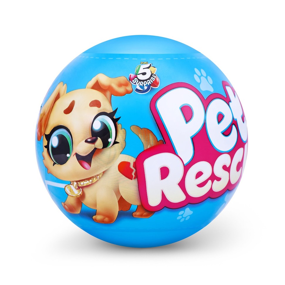 Игрушка Zuru 5 surprise Pet rescue Шар в непрозрачной упаковке Сюрприз 77265GQ1 1450₽