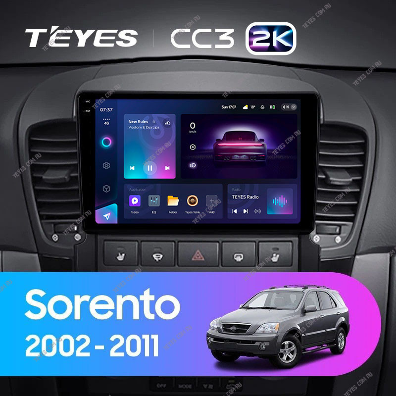 

Штатная магнитола Teyes CC3 2K 4/32 Kia Sorento BL (2002-2011), CC3 2K
