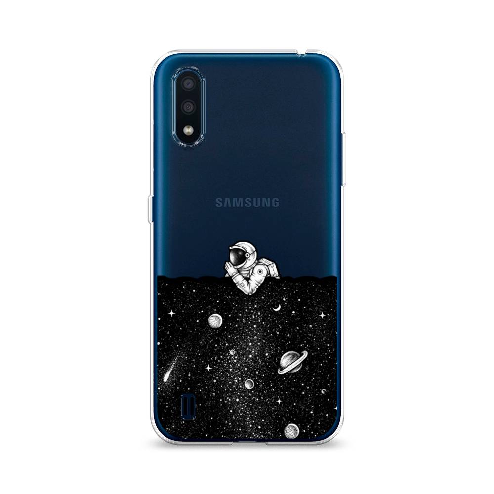 

Чехол Awog на Samsung Galaxy M01 / Самсунг M01 "Космический сон", Серый, 2101150-4