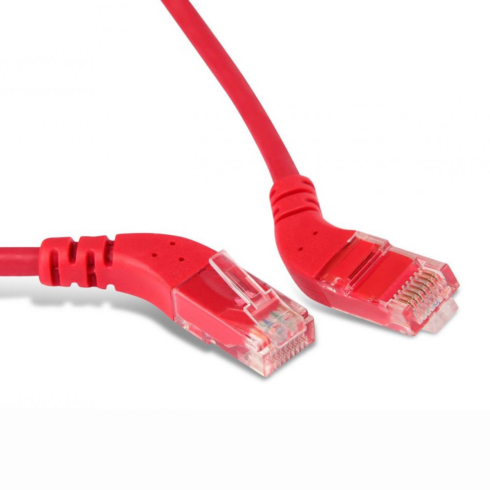 фото Кабель витая пара патч-корд hyperline pc-apm-utp-rj45/r45-rj45/r45-c6-5m-lszh-rd 5.0m