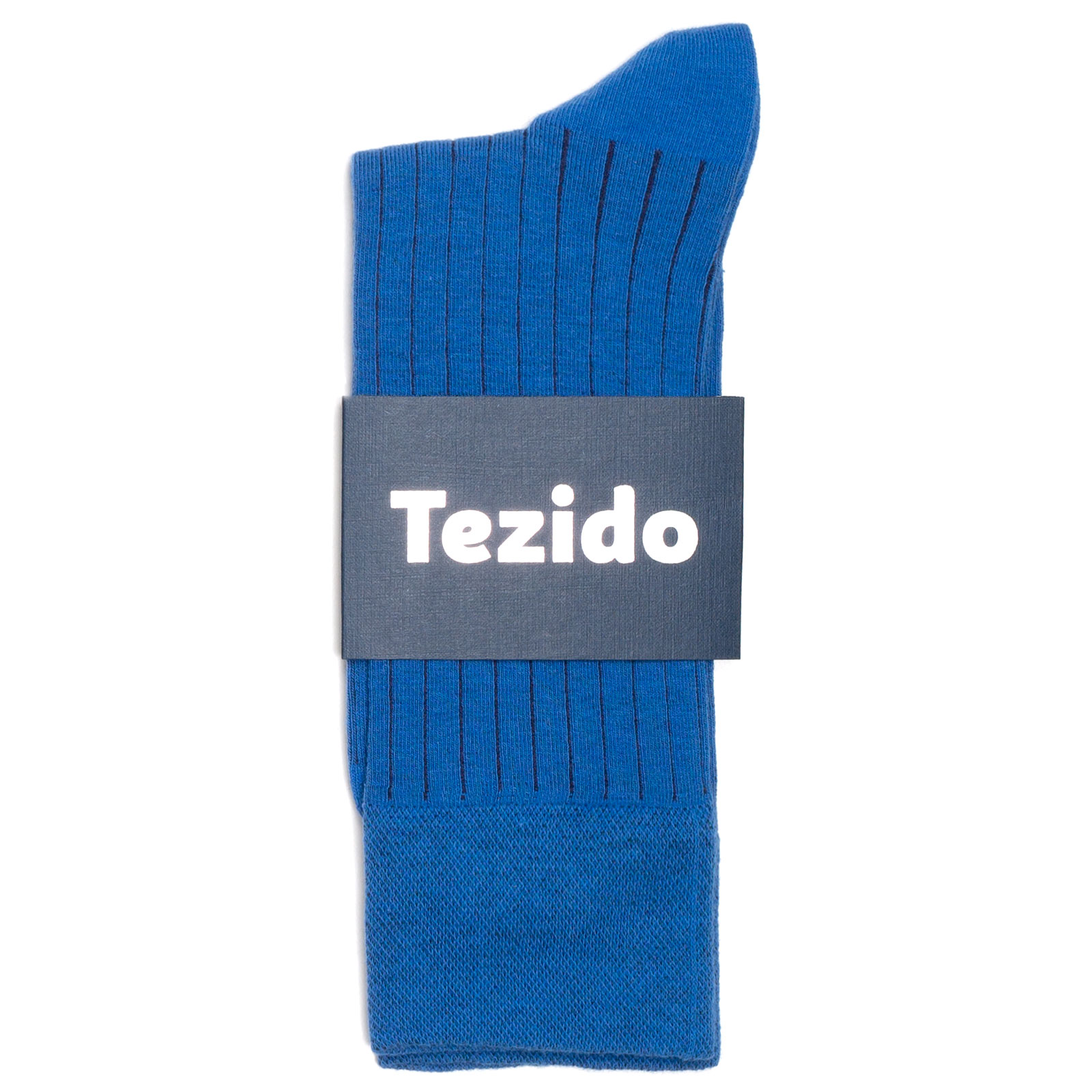 Носки унисекс Tezido Ribbed синие 41-46