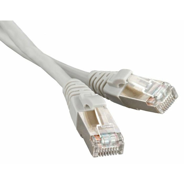 фото Кабель витая пара патч-корд hyperline pc-lpm-stp-rj45-rj45-c6-1m-lszh-gy 1.0m