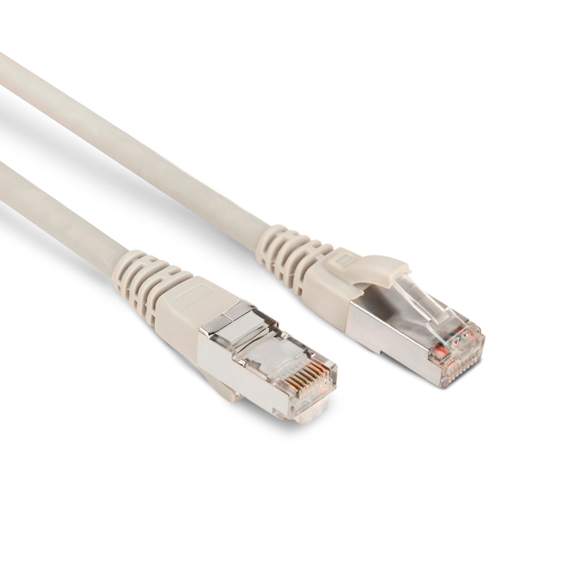 

Кабель Hyperline RJ45-RJ45 вилка-вилка 0.5м (PC-LPM-STP-RJ45-RJ45-C6-0.5M-LSZH-GY) серый