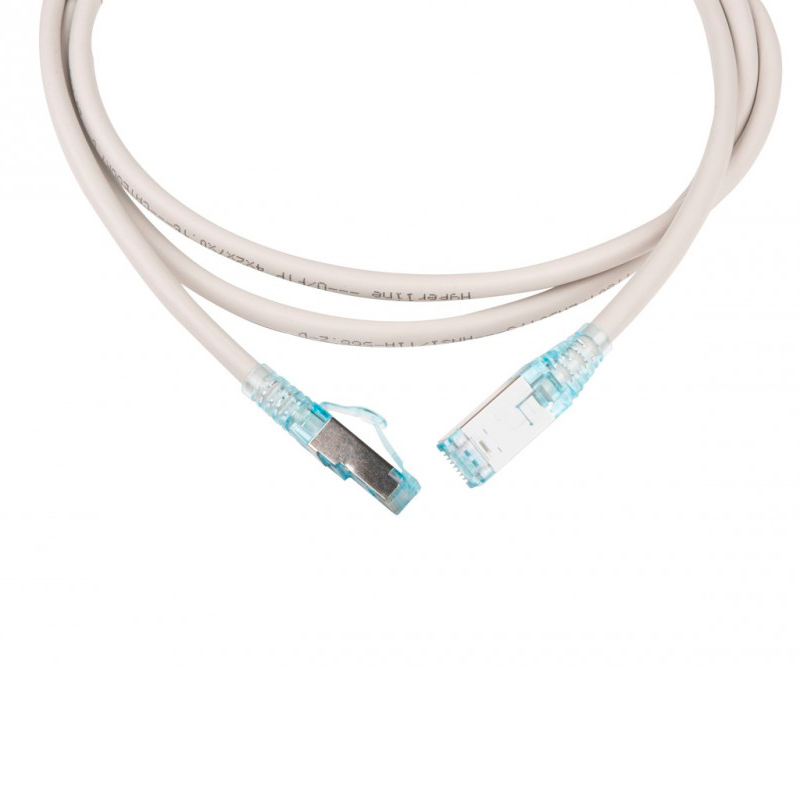 

Кабель витая пара патч-корд Hyperline PC-LPM-STP-RJ45-RJ45-C6-1.5M-LSZH-GY 1.5m, Серый
