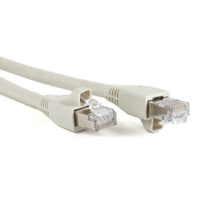 Кабель витая пара патч-корд Hyperline PC-LPM-STP-RJ45-RJ45-C6a-10M-LSZH-GY 10.0m