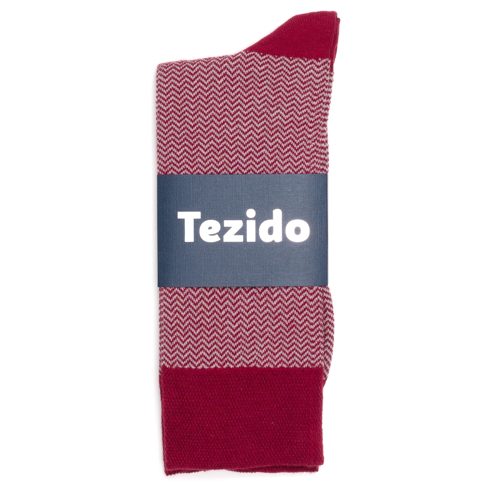 Носки унисекс Tezido Jacquard красные 41-46