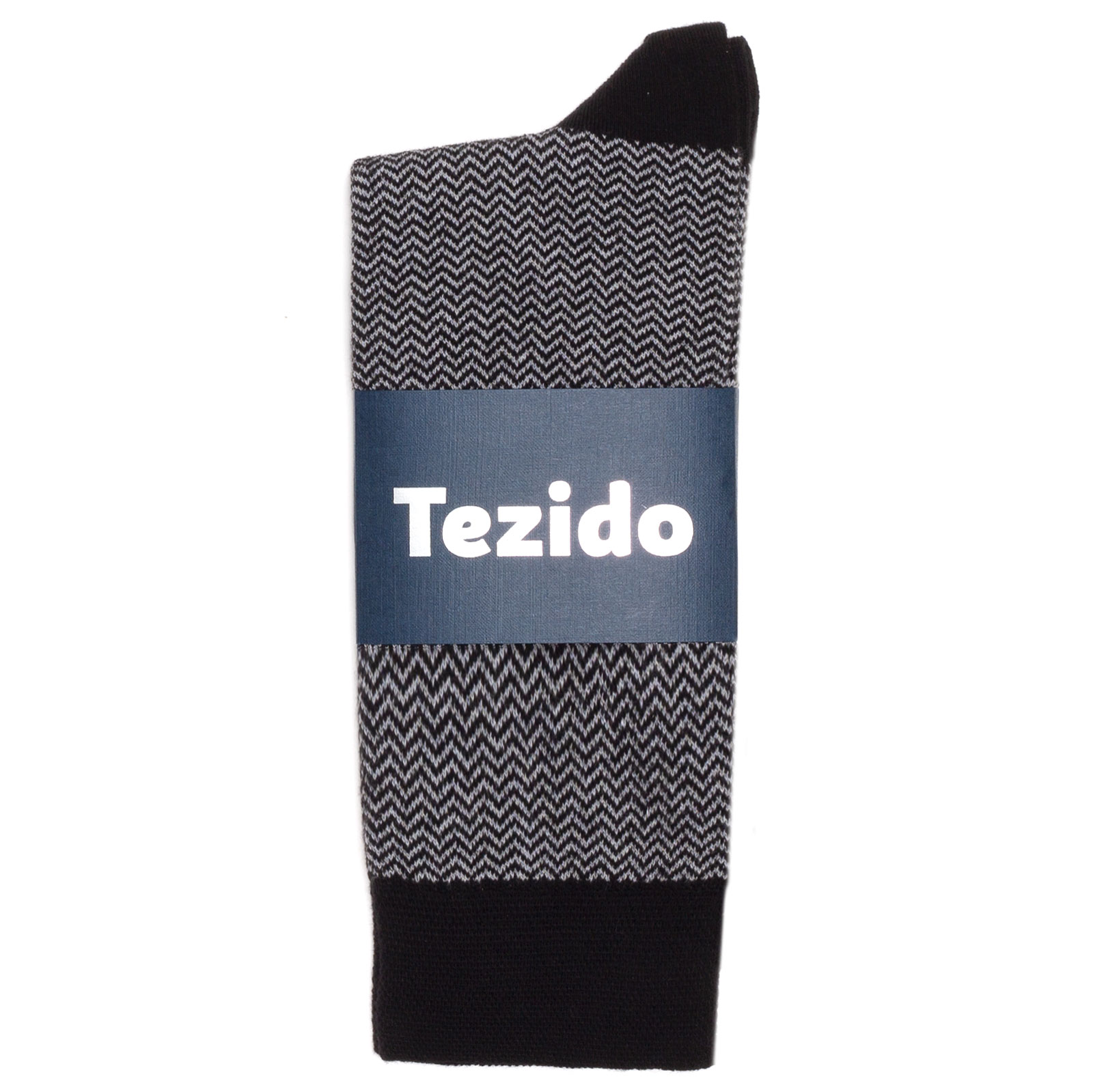 

Носки унисекс Tezido Jacquard черные, Черный, Jacquard