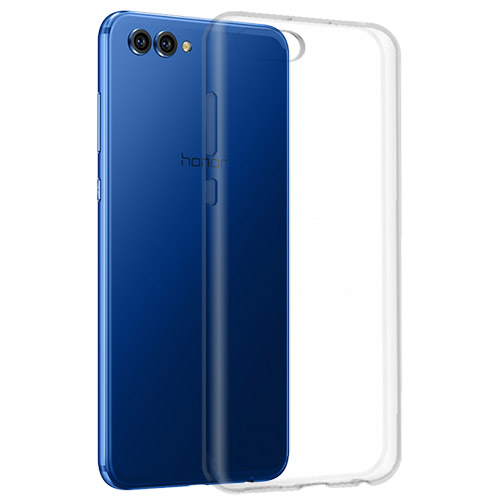 фото Силиконовый чехол jack case для huawei honor view 10 прозрачный