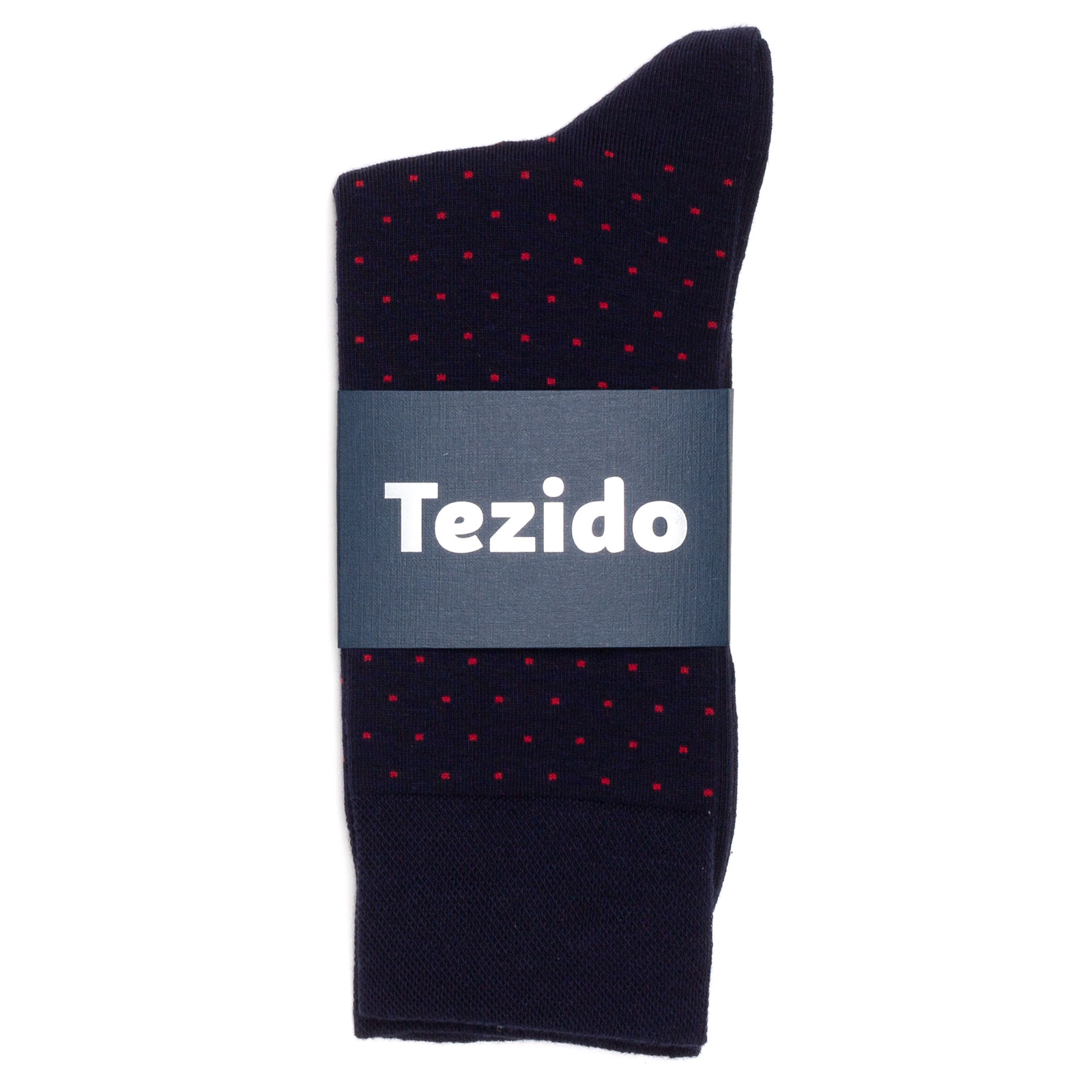 Носки унисекс Tezido Polka-Dot черные 41-46