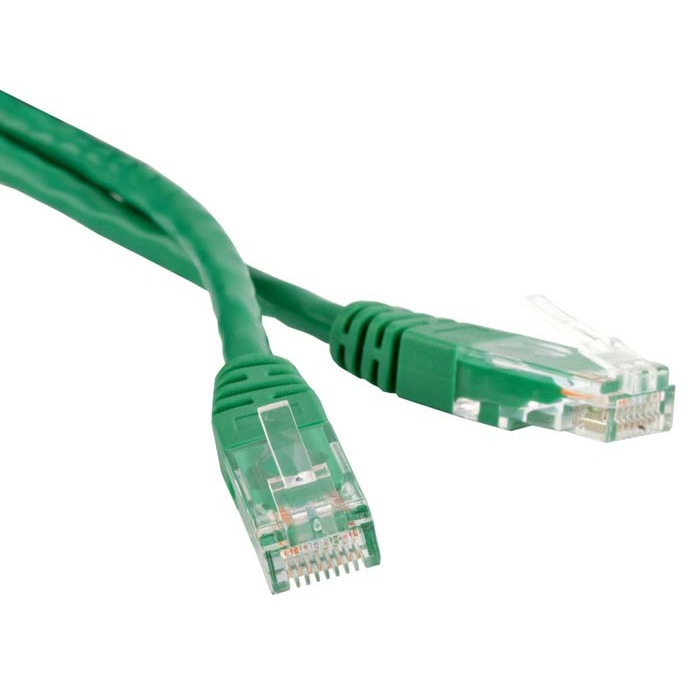 фото Кабель витая пара патч-корд hyperline pc-lpm-utp-rj45-rj45-c6-0.3m-lszh-gn 0.3m