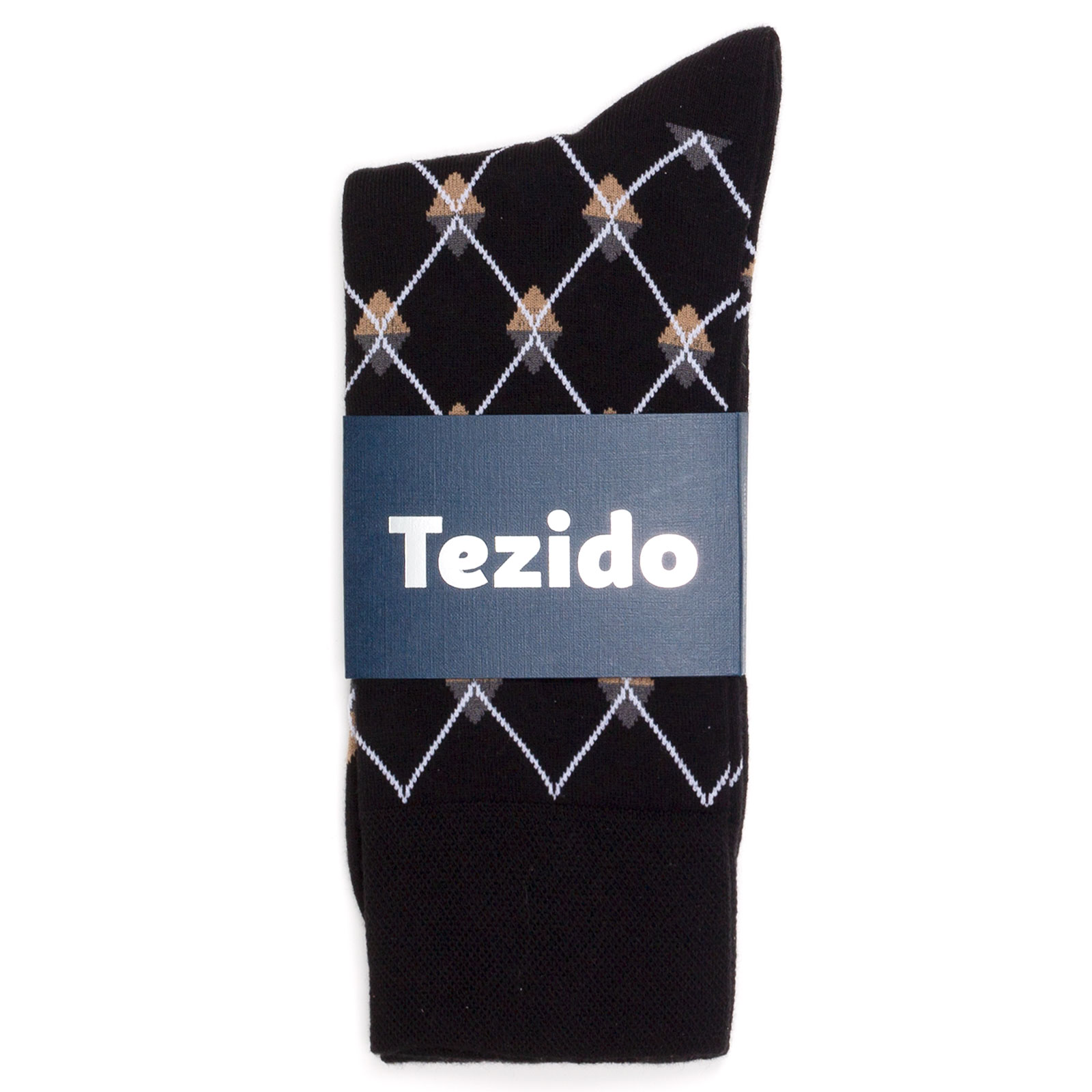 Носки унисекс Tezido Diamond черные 41-46