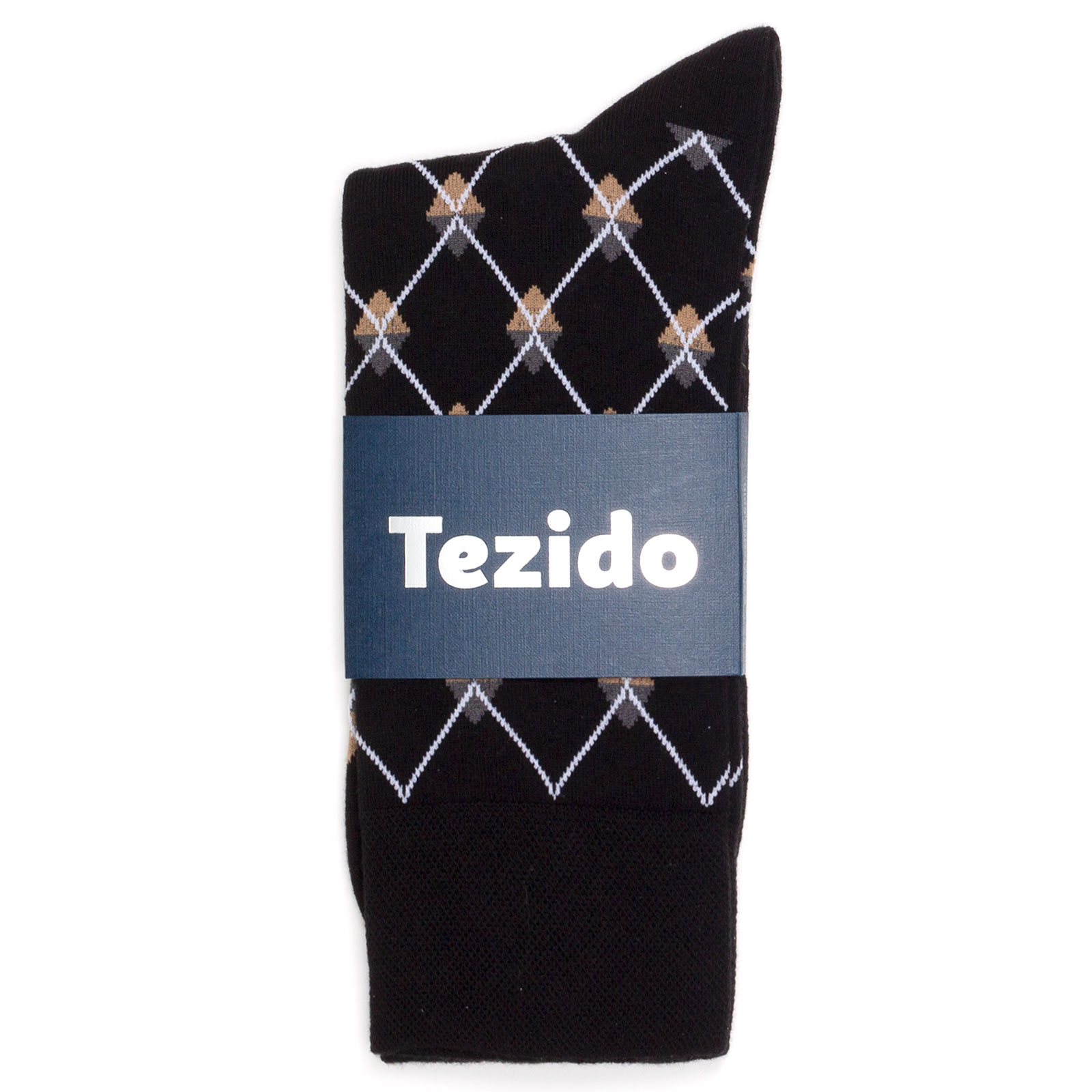

Носки унисекс Tezido Diamond черные 41-46, Черный, Diamond