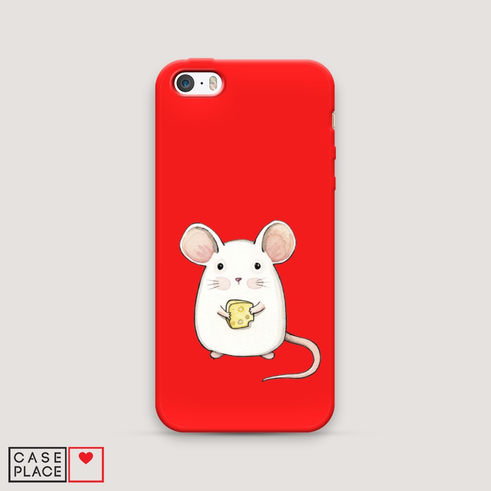 

Чехол Awog на Apple iPhone 5 / Айфон 5 "Мышка", Разноцветный, 10353-1