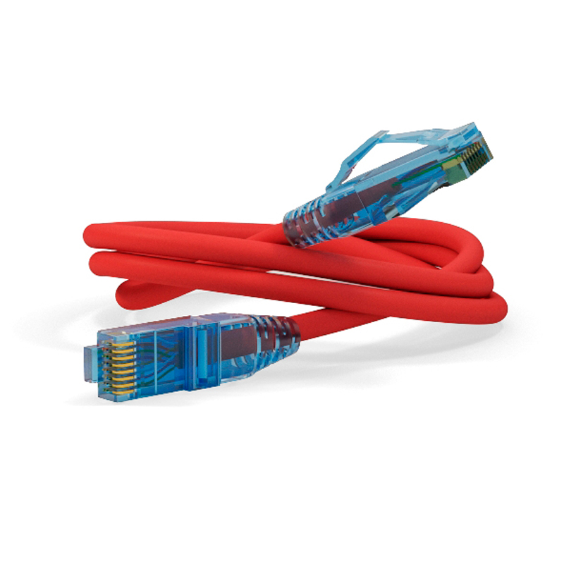 

Кабель Hyperline RJ45-RJ45 вилка-вилка 3м (PC-LPM-UTP-RJ45-RJ45-C6-3M-LSZH-RD) красный