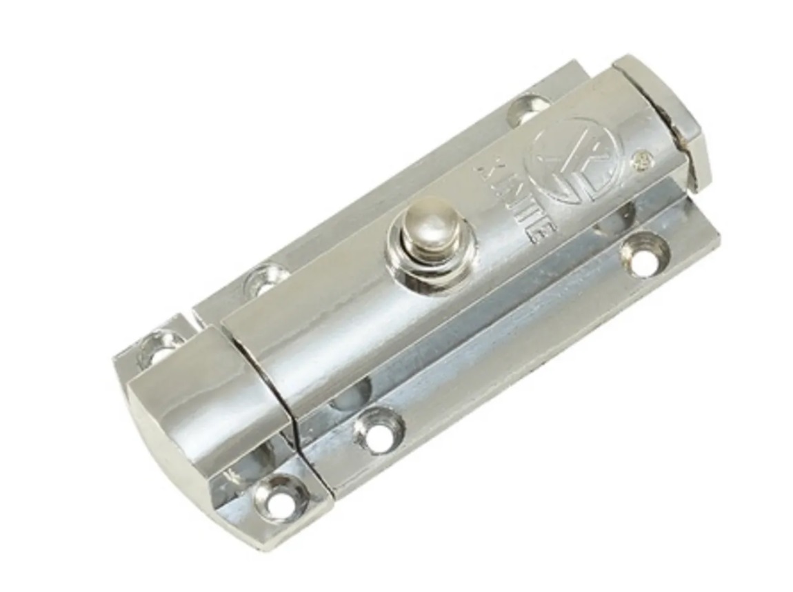 

Шпингалет автомат ШП-808/55мм 404 CP , цвет- Хром, Серебристый