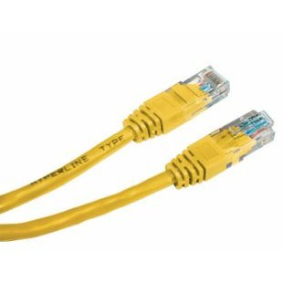 Кабель витая пара патч-корд Hyperline PC-LPM-UTP-RJ45-RJ45-C6-3M-LSZH-YL 3.0m