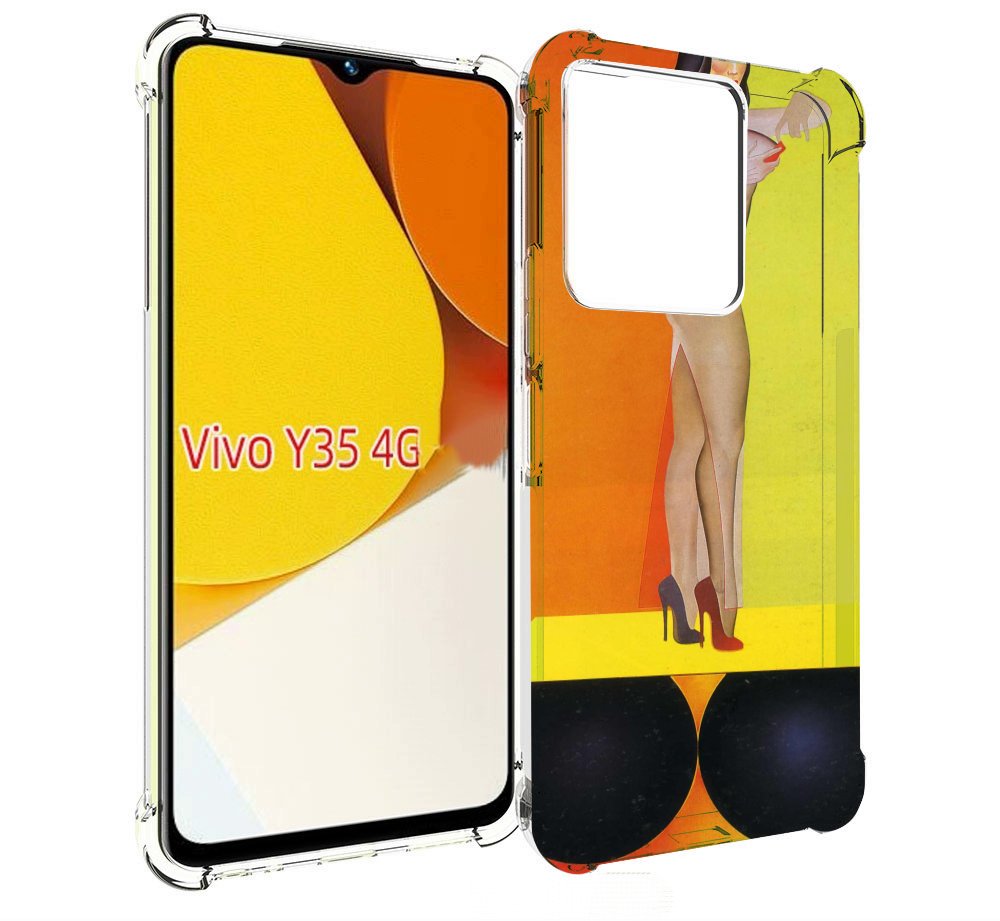 

Чехол MyPads девушка на шарах женский для Vivo Y35 4G 2022 / Vivo Y22, Прозрачный, Tocco