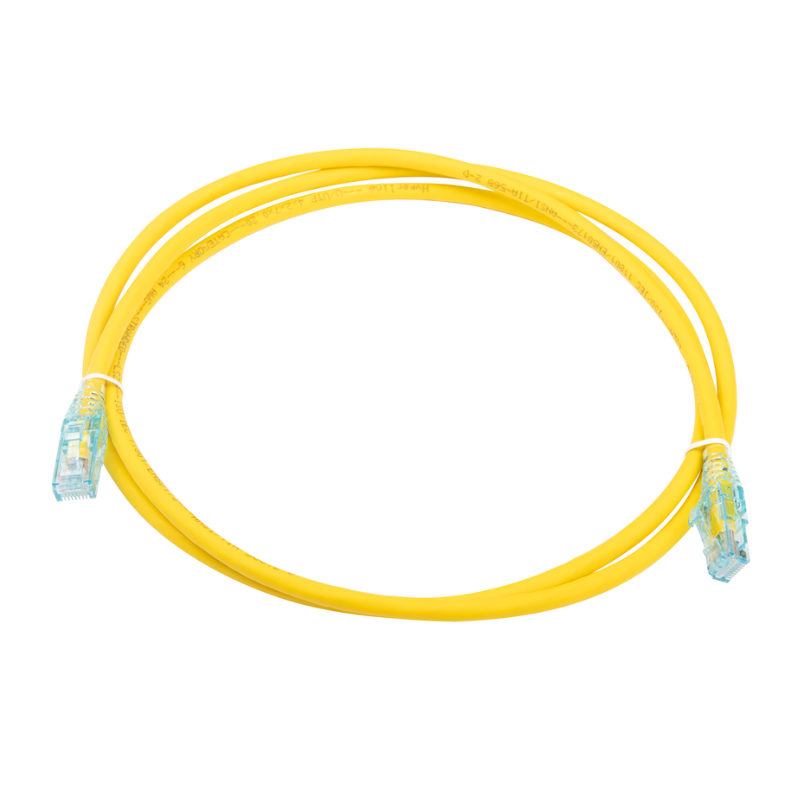 

Кабель Hyperline RJ45-RJ45 вилка-вилка 5м (PC-LPM-UTP-RJ45-RJ45-C6-5M-LSZH-YL) желтый