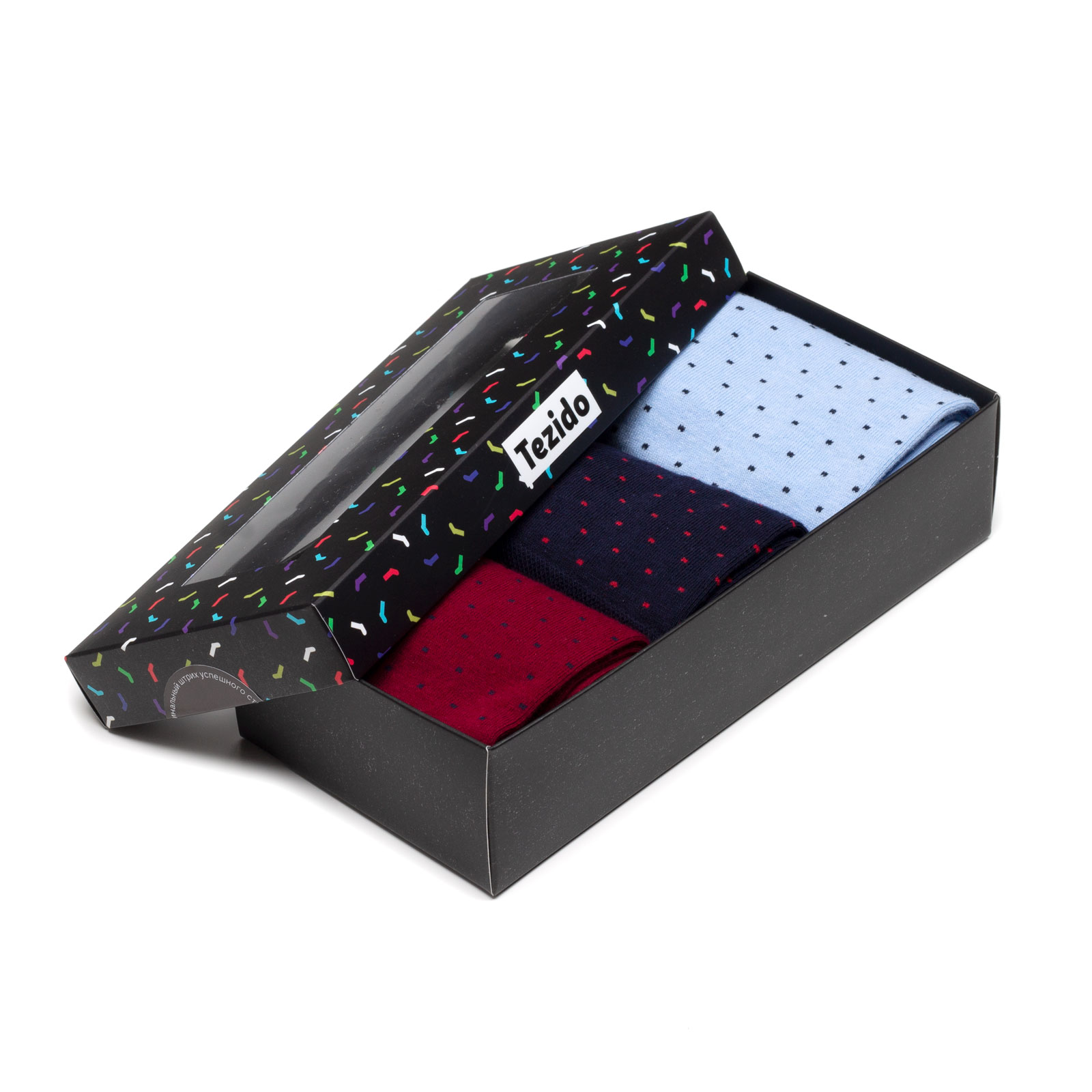 

Носки унисекс Tezido 3 Pack черные 41-46, 3 Pack