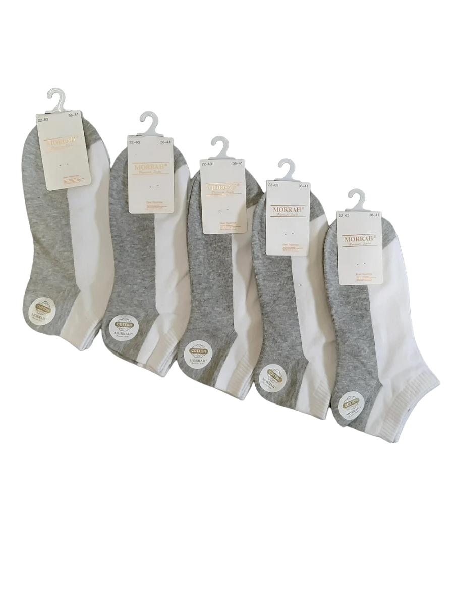 Комплект носков мужских MORRAH N212 белых; серых 41-46