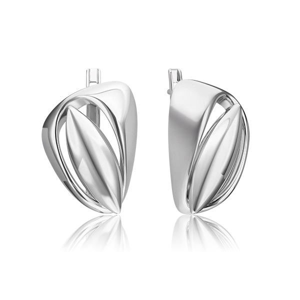 

Серьги из серебра без вставки PLATINA jewelry 02-4938-00-000-0200, 02-4938-00-000-0200