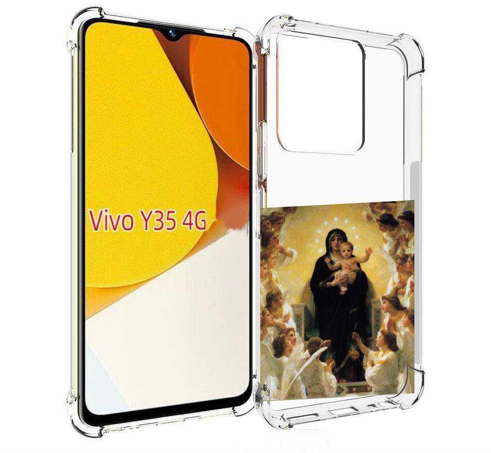 

Чехол MyPads дева-мария для Vivo Y35 4G 2022 / Vivo Y22, Прозрачный, Tocco