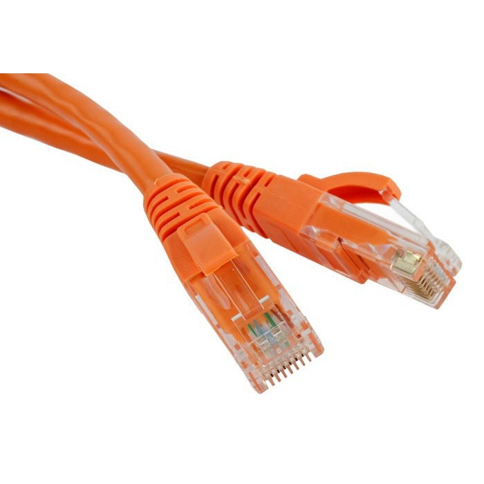 фото Кабель витая пара патч-корд hyperline pc-lpm-utp-rj45-rj45-c5e-2m-lszh-or 2.0m