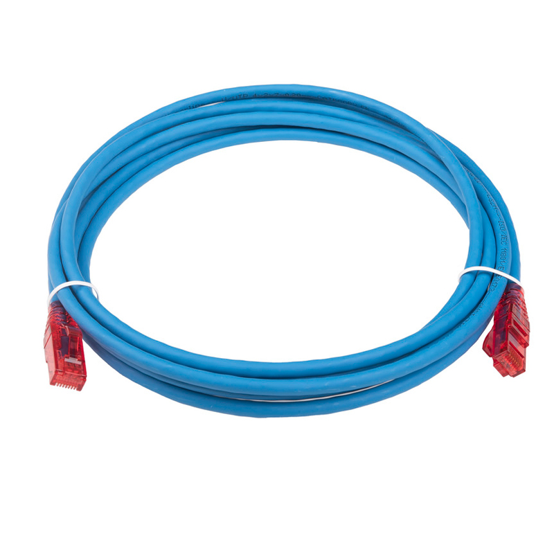 

Кабель Hyperline RJ45-RJ45 вилка-вилка 3м (PC-LPM-UTP-RJ45-RJ45-C5e-3M-LSZH-BL) синий