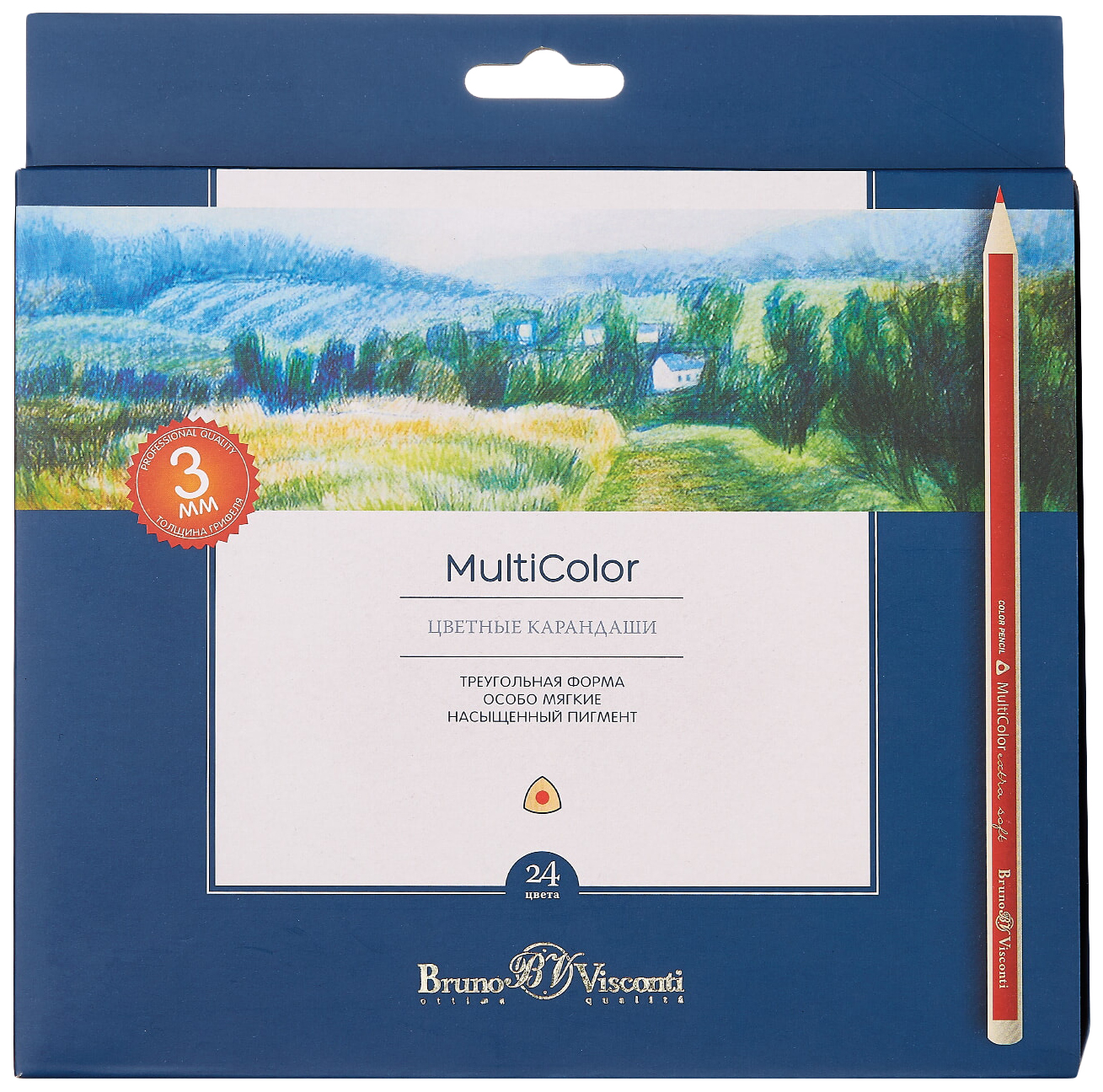 

Карандаши цветные Bruno Visconti MultiColor 24 цвета