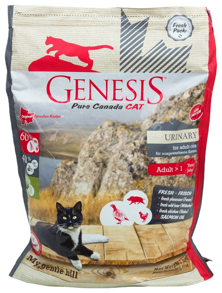 

GENESIS PURE CANADA GENESIS PURE CANADA MY GENTLE HILL URINARY беззерновой для взрослых ко