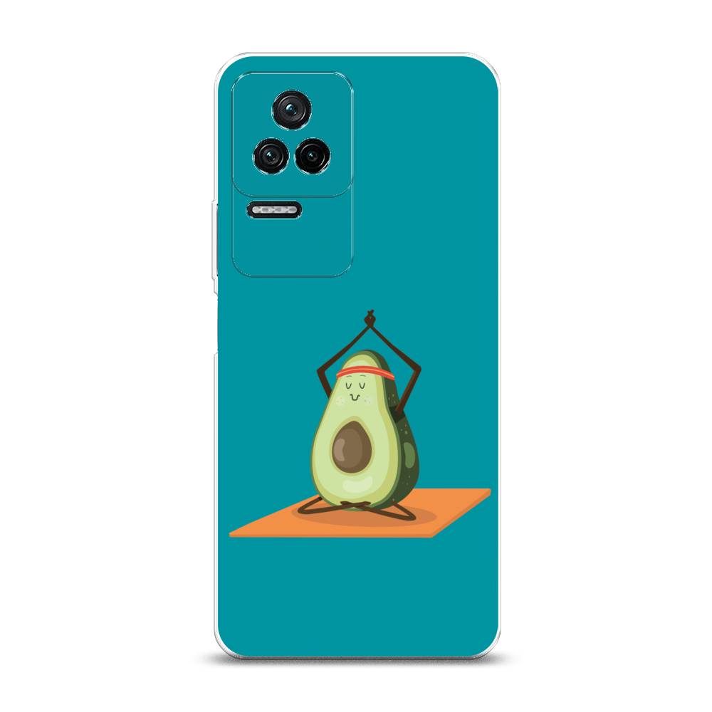 

Чехол на Xiaomi Poco F4/Redmi K40S "Расслабься с авокадо", Голубой, 314650-6