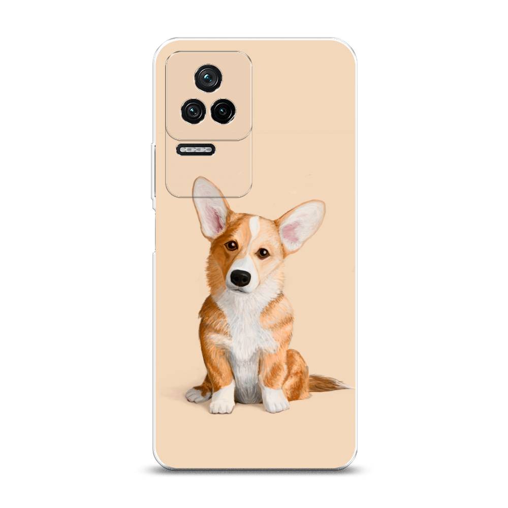 

Чехол на Xiaomi Poco F4/Redmi K40S "Грустный Корги", Коричневый;бежевый, 314650-1