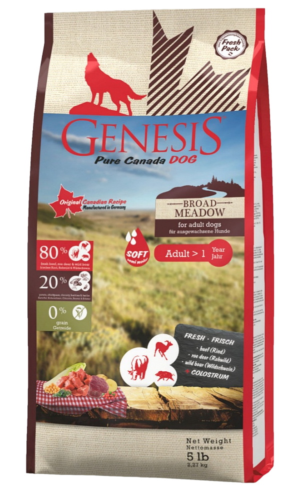

GENESIS PURE CANADA GENESIS PURE CANADA BROAD MEADOW ADULT беззерновой для взрослых собак