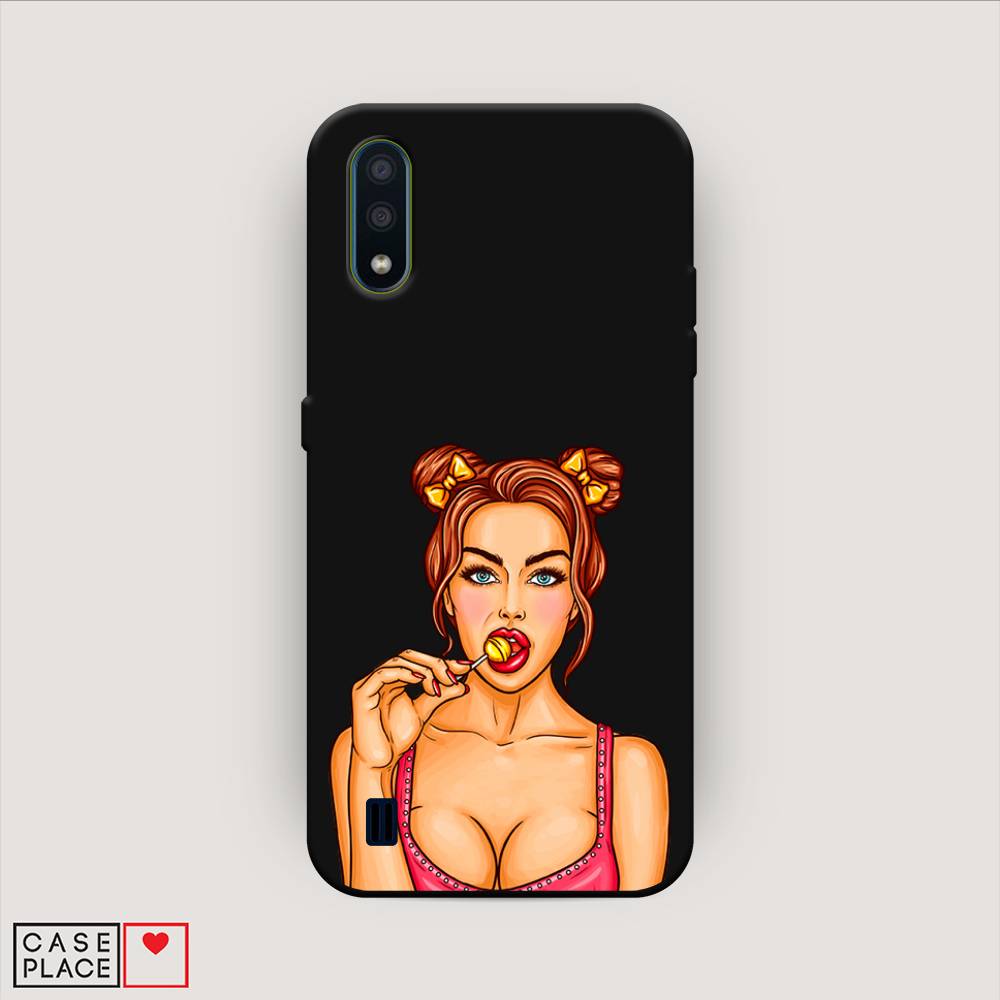 

Чехол Awog на Samsung Galaxy M01 / Самсунг M01 "Вкусный леденец", Бежевый;коричневый;розовый, 2101152-1