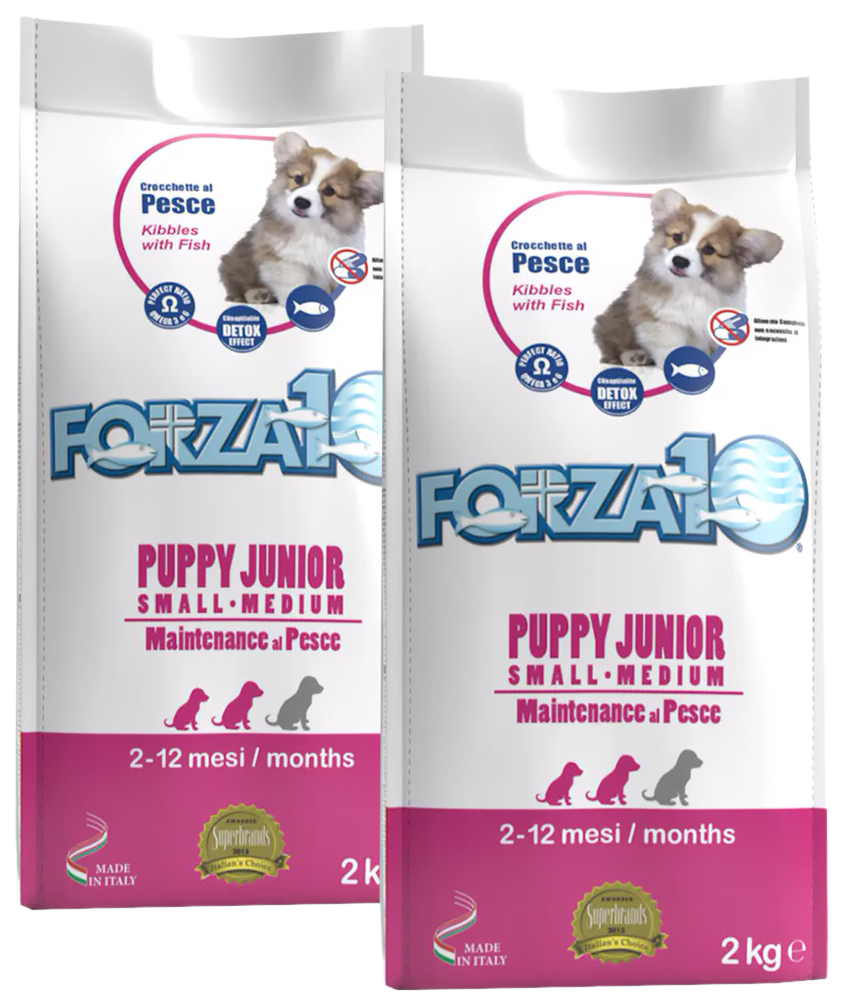 

Сухой корм для щенков Forza10 Maintenance Puppy Junior S/M с рыбой, 2 шт по 2 кг
