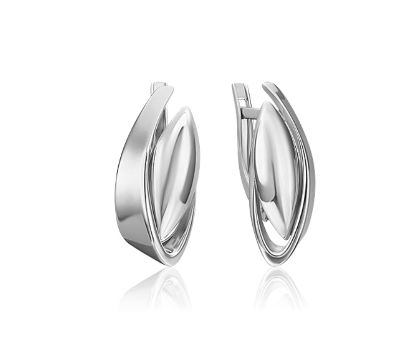 

Серьги из серебра без вставки PLATINA jewelry 02-4937-00-000-0200, 02-4937-00-000-0200