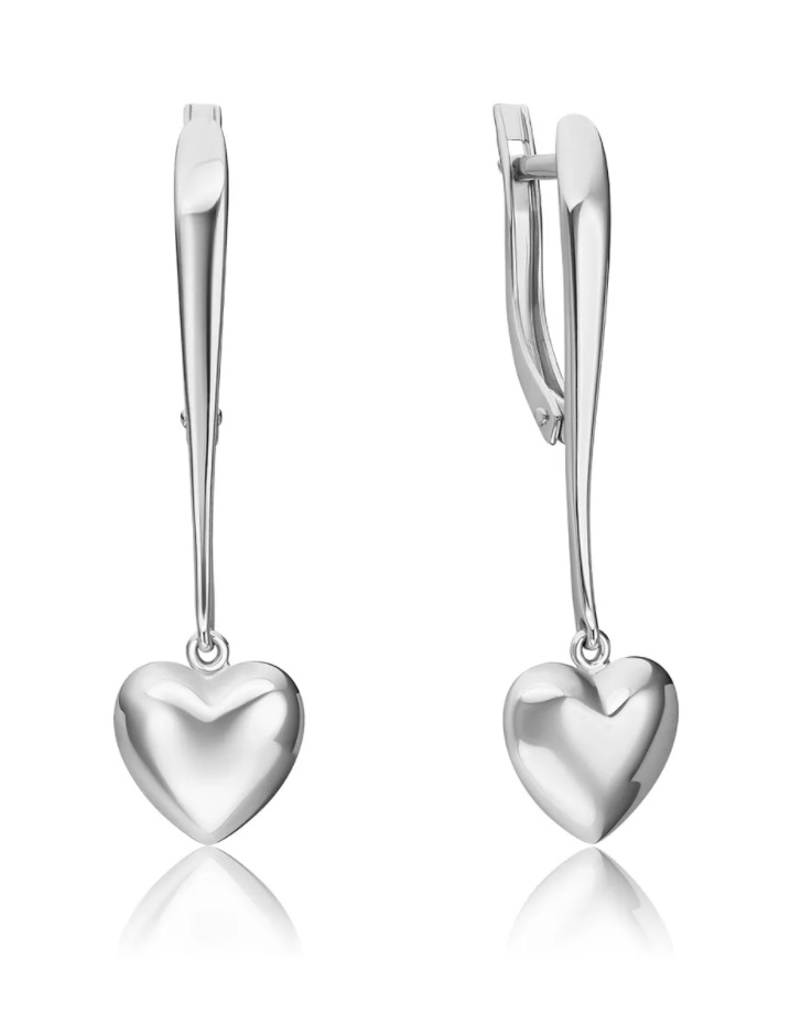 

Серьги из серебра без вставки PLATINA jewelry 02-4935-00-000-0200, 02-4935-00-000-0200
