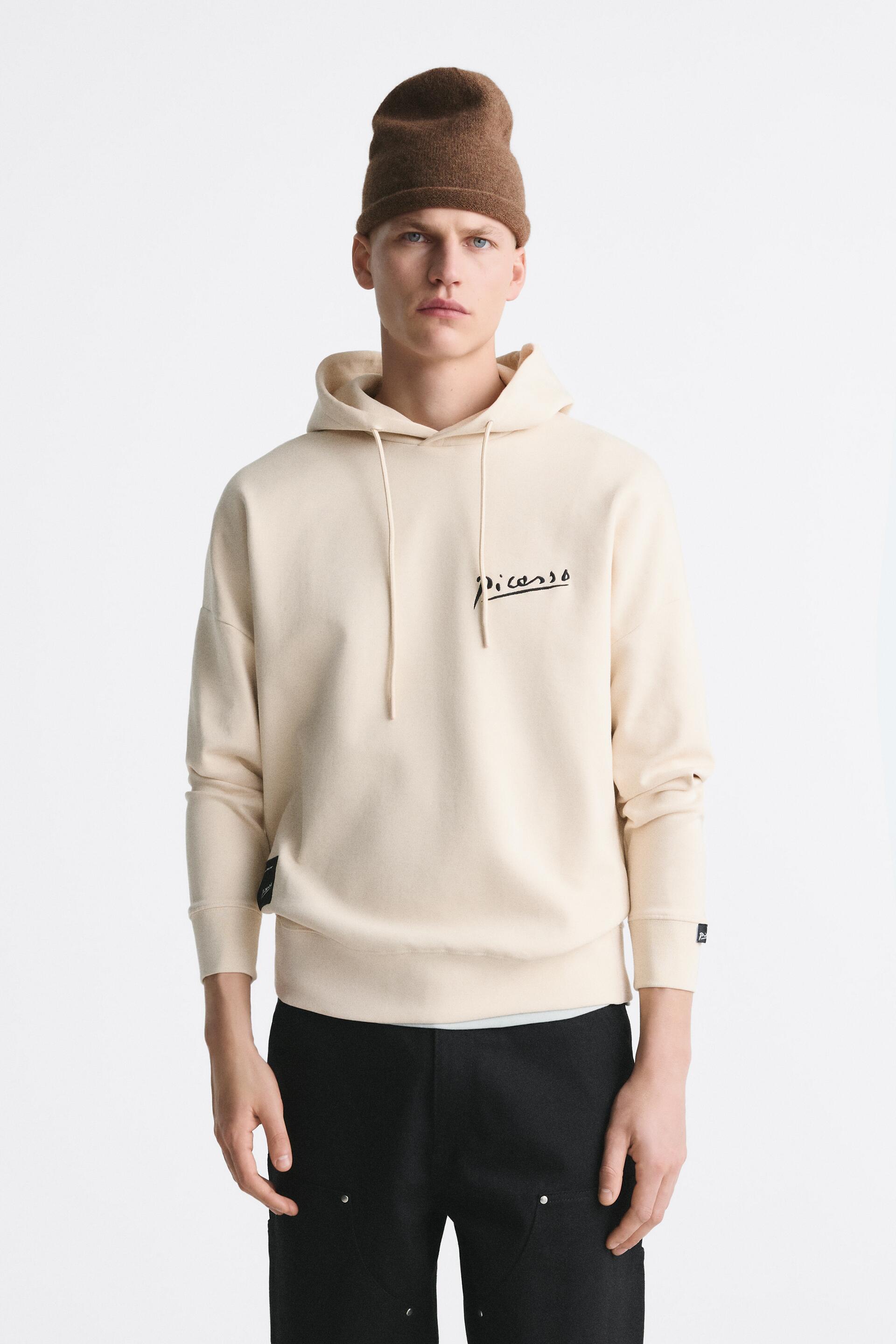 

Толстовка мужская ZARA 04087426 бежевая S (доставка из-за рубежа), 04087426