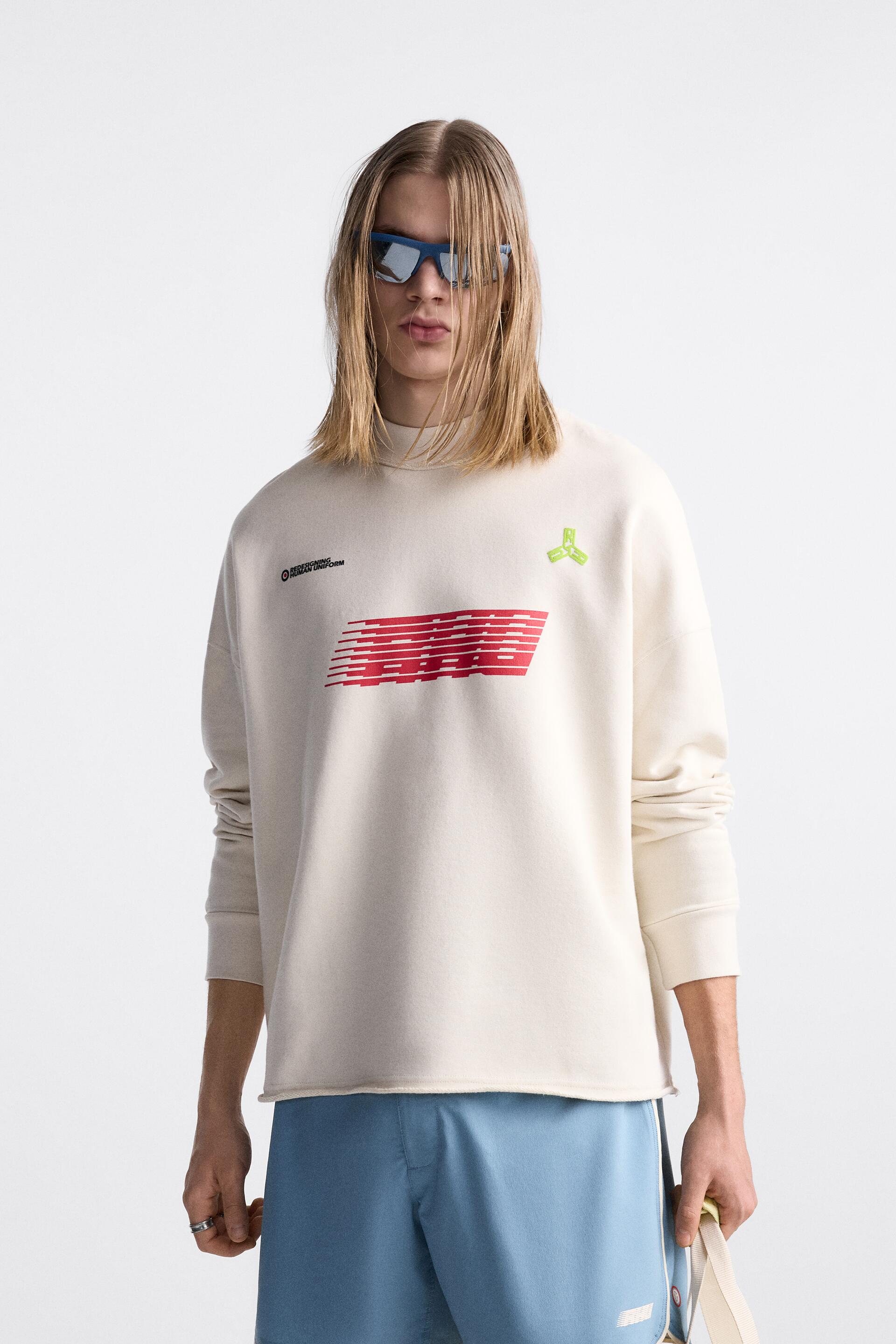 

Свитшот мужской ZARA 04087409 белый XL (доставка из-за рубежа), 04087409