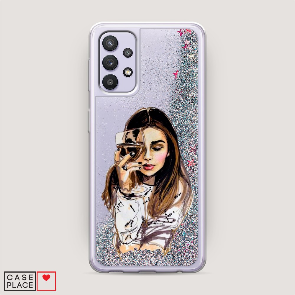 

Чехол Awog на Samsung Galaxy A32 / Самсунг A32 "Девушка с бокалом", Разноцветный, 2102091-1