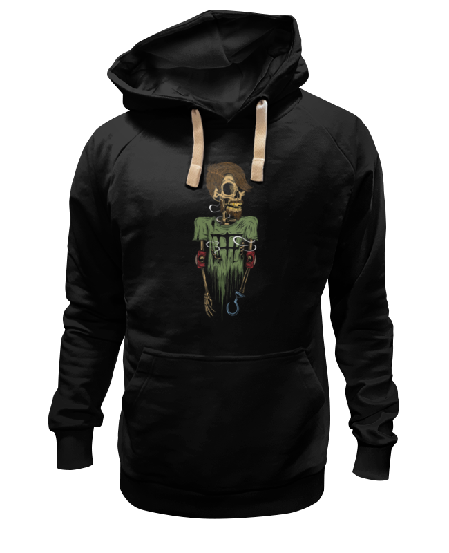 

Худи унисекс Printio Skeleton art черное 2XL, Черный, Skeleton art