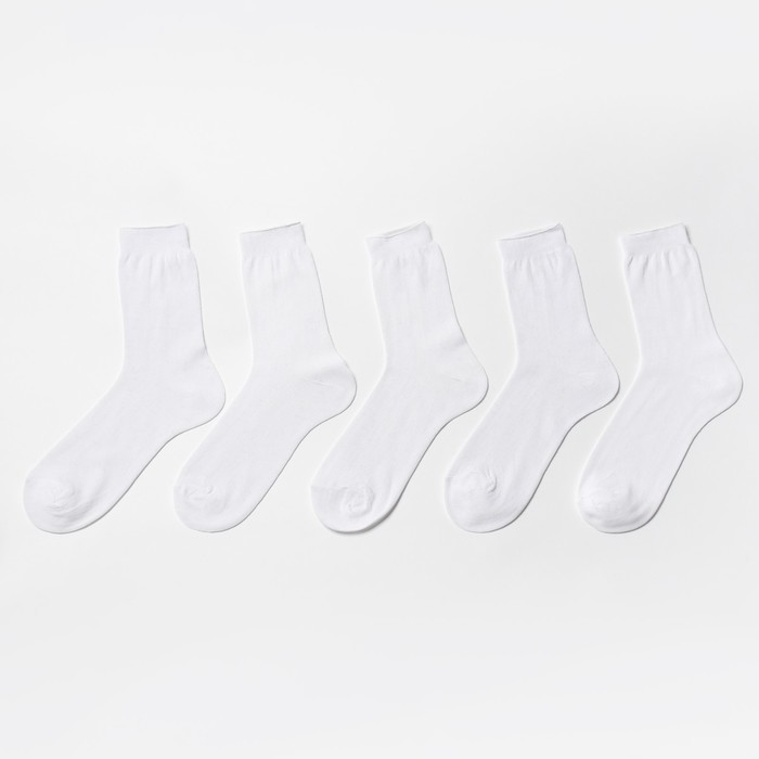 Комплект носков мужских ПИЛОТ 9882454 белых 27
