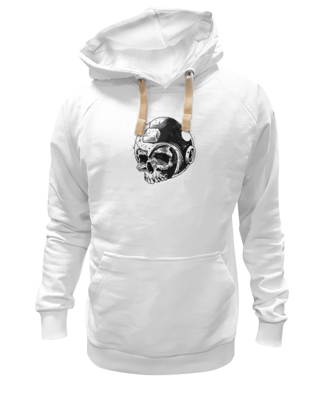 

Худи унисекс Printio Skull art белое 2XL, Белый, Skull art