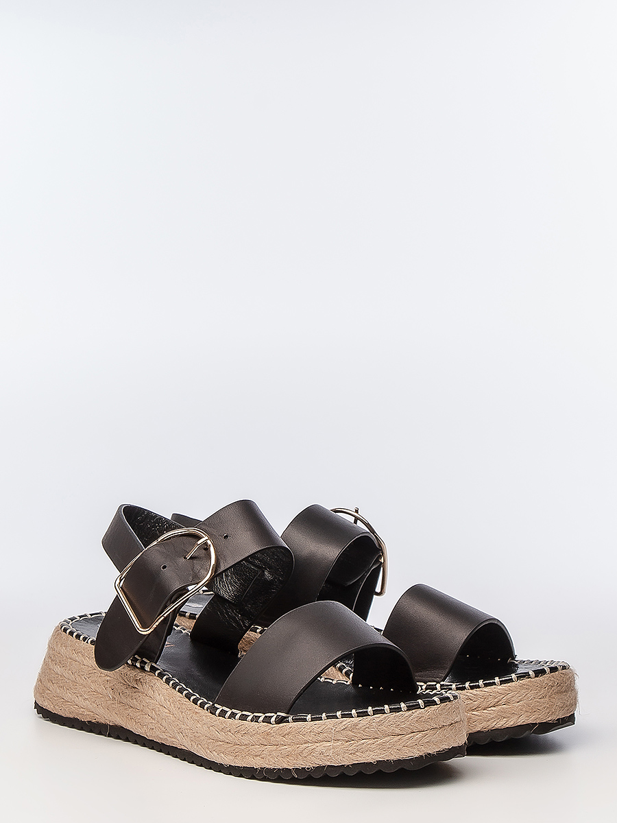 

Босоножки женские Lauf! 007 21581 black черные 38 RU, 007 21581 black