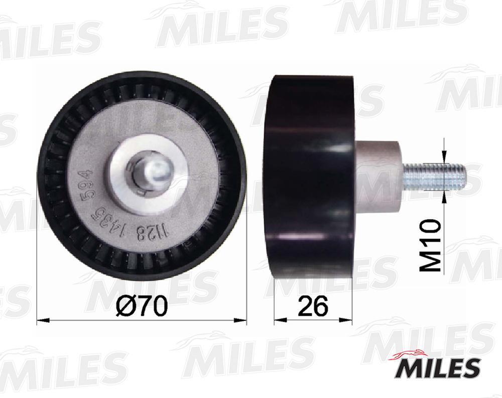 

MILES Ролик ремня приводного MILES ag03054