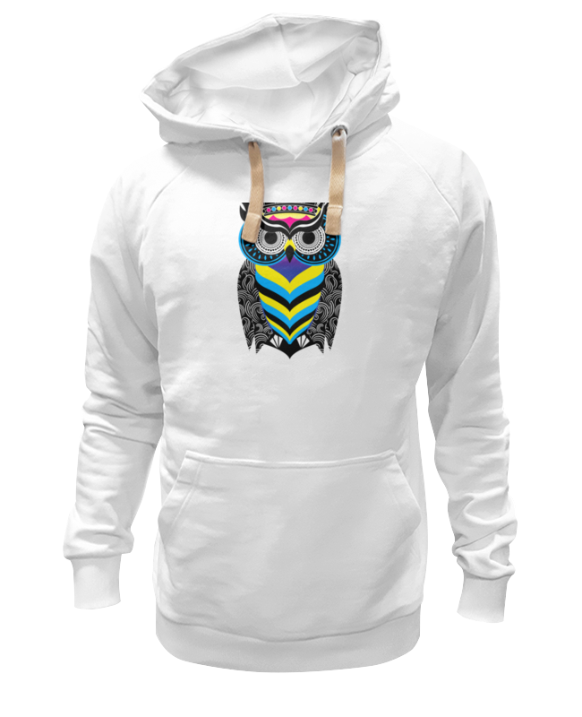 

Худи унисекс Printio Сова арт белое 2XL, Белый, Сова арт