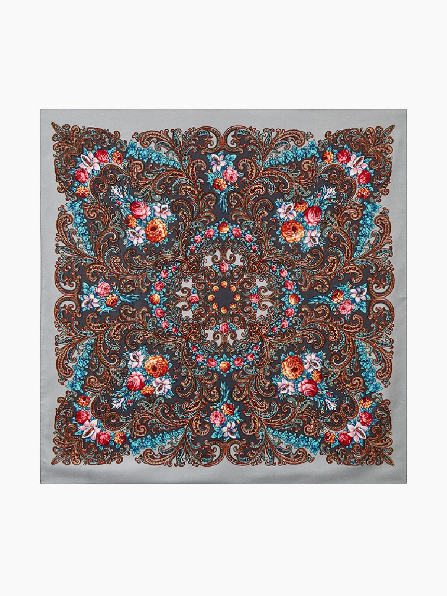 

Палантин женский Rosedena shawlcyrm800pcs серый, 90х90 см, shawlcyrm800pcs