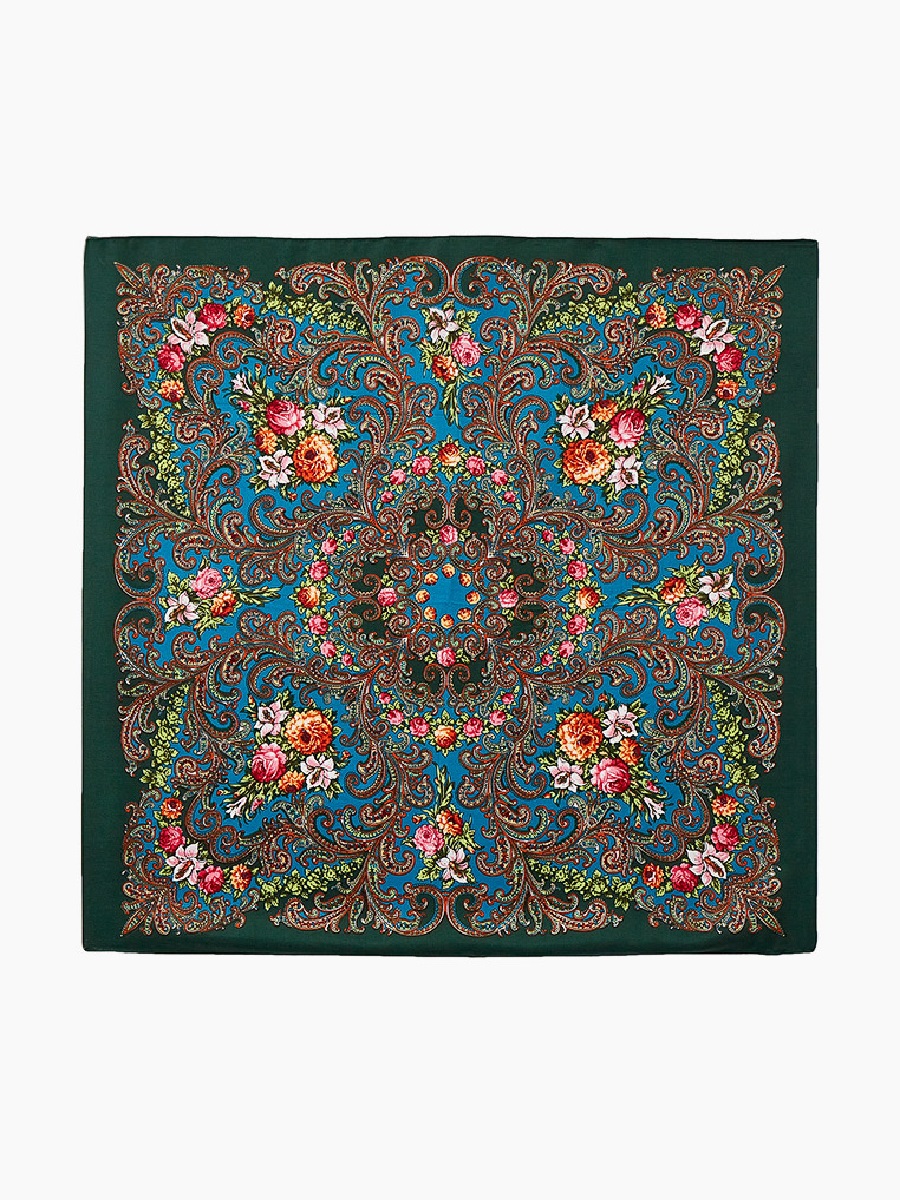 

Палантин женский Rosedena shawlcyrm800pcs зеленый, 90х90 см, shawlcyrm800pcs